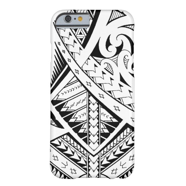 Coques Case-Mate iPhone Motifs tribaux mélangés de tatouage dans le style (Dos)