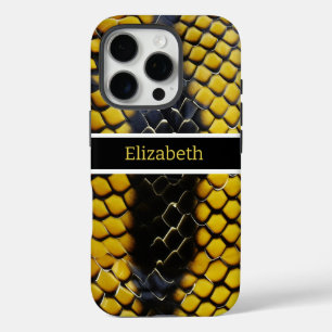 Coques iPhone 16 Pro Motifs véreux d'un serpent venimeux