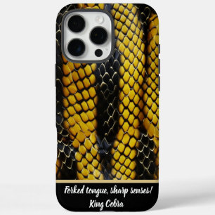 Coques iPhone 16 Pro Max Motifs véreux d'un serpent venimeux