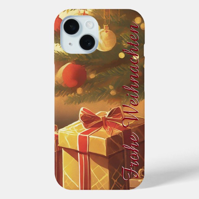 Coques Case-Mate iPhone Motiv, mit Geschenken unterm Weihnachtsbaum 37016 (Verso)