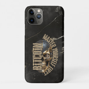 Case-Mate iPhone Case Motivation BTC Crâne Marbre doré