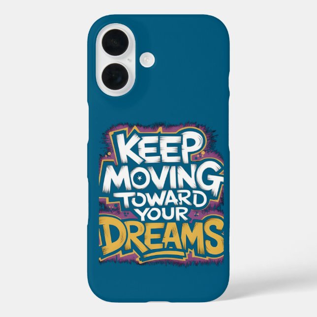 Coques Case-Mate iPhone Motivation "Continuez à avancer vers vos rêves" (Verso)