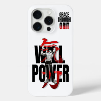 Coque iPhone 15 Pro Motivation de formation VYTROS "WILLPOWER"
