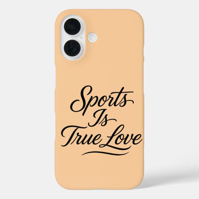 Coques Case-Mate iPhone Motivation sportive iPhone 16 Coques - Véritable A (Verso)