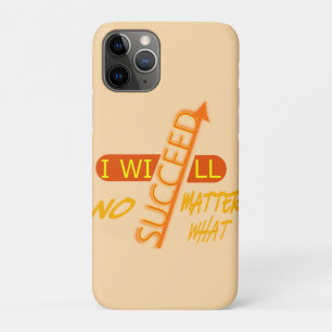 Case-Mate iPhone Case Motivationnel Je Réussirai Quoi Qu'Il En Soit