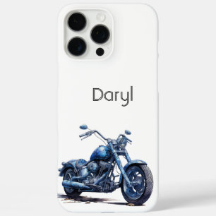 Coques iPhone 16 Pro Max Moto bleu