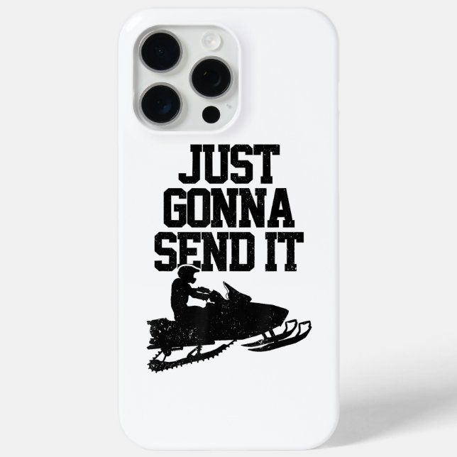 Coques Case-Mate iPhone Motoneige Vient De L'Envoyer Drôle Motoneige Gif (Verso)