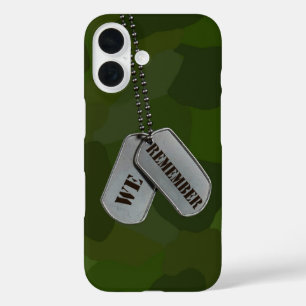 Coques iPhone 16 Mots-clés Chien Militaire Sur Camo