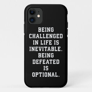 Etui iPhone Case-Mate Mots Inspirants - Défi contre Défaite