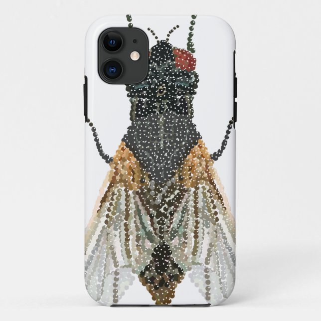 Coques Case-Mate iPhone mouche de maison. (Dos)