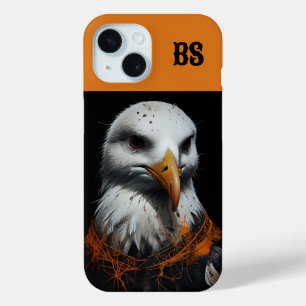 Coque Pour iPhone 15 Mouette d'Halloween mignonne et effrayante déguisé