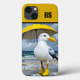 Case-Mate iPhone Case Mouette drôle dans les bottes de pluie - Humour de
