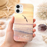 Mouette sur la plage de Florida Sunrise