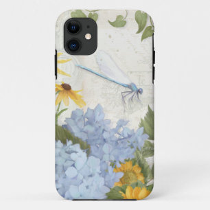 Case-Mate iPhone Case Mouflon bleu floral Hydrangea
