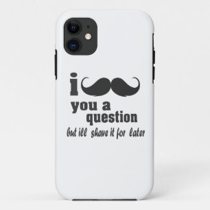 Case-Mate iPhone Case Moustache I vous une question