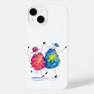 Coque Pour iPhone 14 Mouton de danse Whimsical