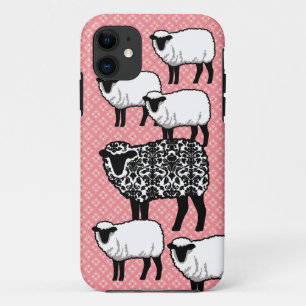 Coques Pour iPhone Mouton noir de Damas