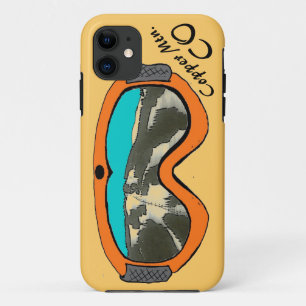 Coque Case-Mate Pour iPhone Mtn De Cuivre. Colorado orange goggle iphone 5