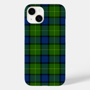 Coque Pour iPhone 14 Muir Moore écossais vert bleu plaid
