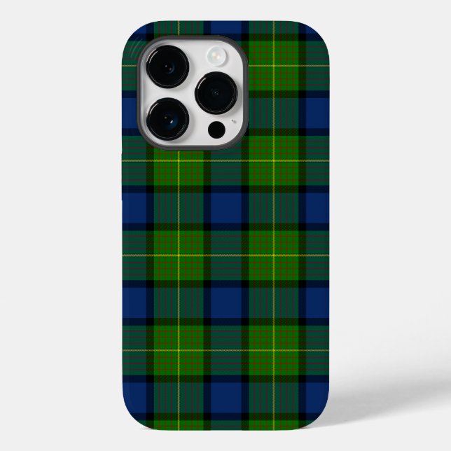 Coques Case-Mate iPhone Muir Moore écossais vert bleu plaid (Verso)