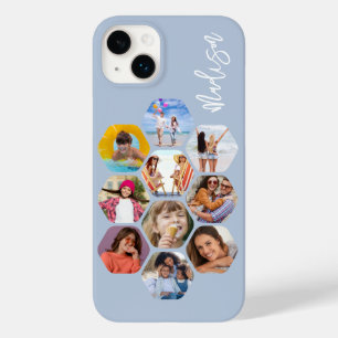 Coque Pour iPhone 14 Plus Multiphoto Collage simple moderne personnalisé