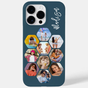 Coque Pour Pour iPhone 14 Pro Max Multiphoto Collage Simple Moderne Personnalisé Cas