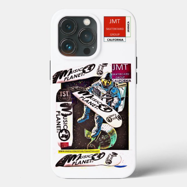 Coques Case-Mate iPhone MUSIC PLANET JMT Apple iPhone 13 Pro, dur (Verso)