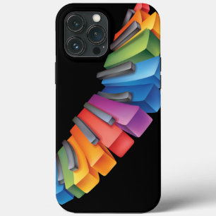 Case-Mate iPhone Case Musicien à clavier arc-en-ciel coloré