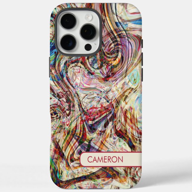 Coques Case-Mate iPhone Mystérieuses torrents Abstraits (Verso)
