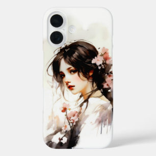 Coques iPhone 16 Mystique en fleurs #086 : Blossoms silencieux