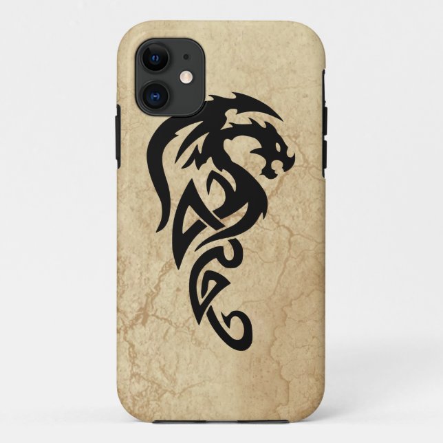Coques Case-Mate iPhone Mythique Dragon Tribal, Année du Dragon Design (Dos)