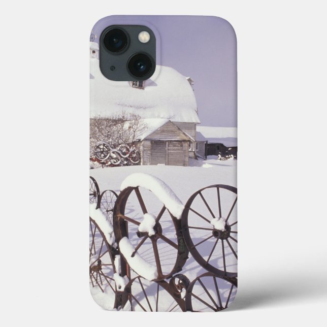 Coques Case-Mate iPhone Na, Etats-Unis, Washington, Uniontown, grange (Verso)