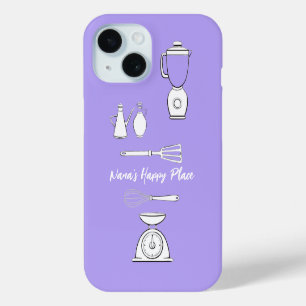 Coque Pour iPhone 15 'Nana's Happy Place'