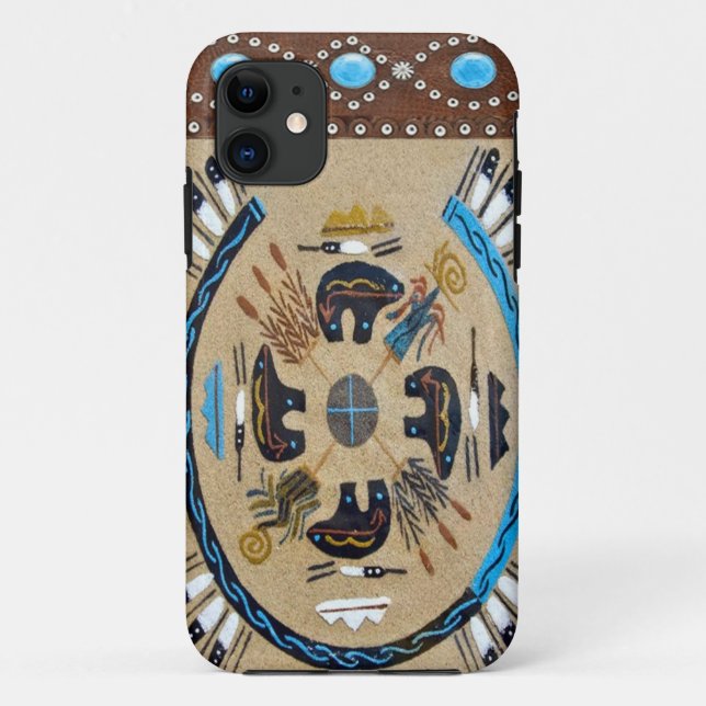 Coques Case-Mate iPhone "Natif américain Sandpainting" IPhone occidental 5 (Dos)