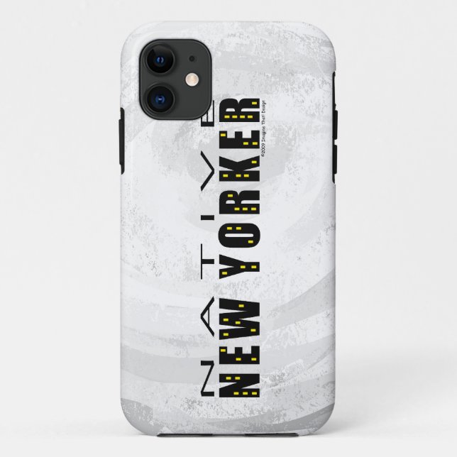 Coques Case-Mate iPhone Natif New Yorkais noir (Dos)