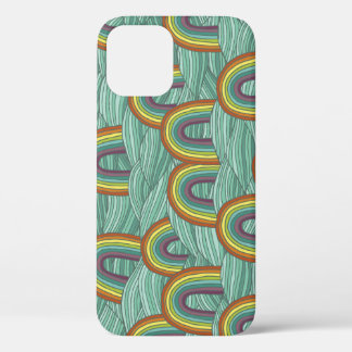 Case-Mate iPhone Case Nature arc-en-ciel : Composition Vintage dessinée
