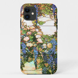 Coque iPhone 11 Nature de Tiffany en verre souillé de Nouveau