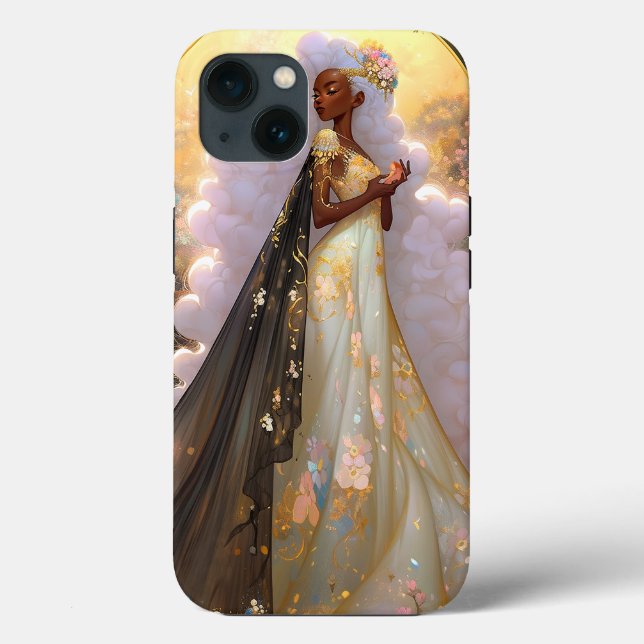 Coques Case-Mate iPhone Nature Déesse Imaginaire afro-américain Art (Verso)