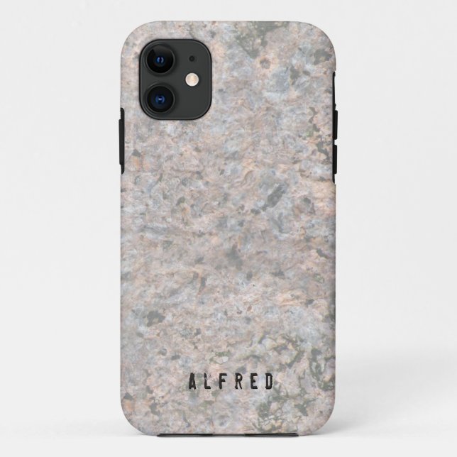 Coques Case-Mate iPhone Nature Géologie Rock Texture Nom personnalisé iPho (Dos)