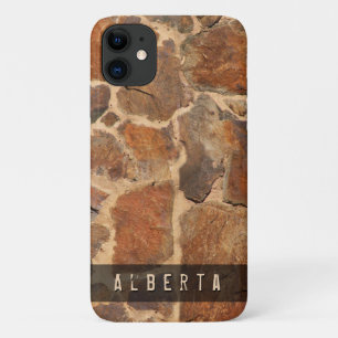 Case-Mate iPhone Case Nature Géologie Structure murale en pierre Nom per