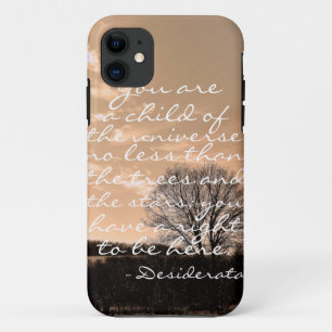 Etui iPhone Case-Mate Nature inspirée de citation d'énonciation de po