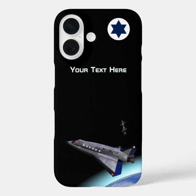 Coques Case-Mate iPhone Navette spatiale El Al Maslool (Verso)