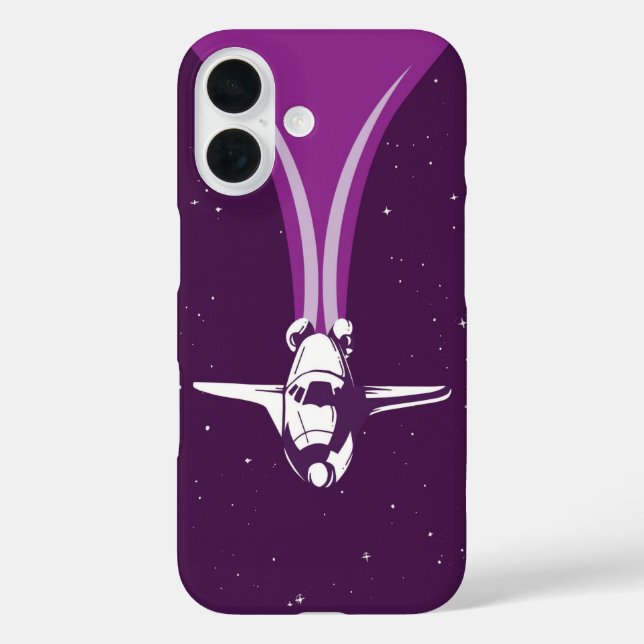 Coques Case-Mate iPhone Navette spatiale rétro Galaxy (Verso)