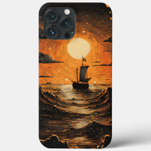 Case-Mate iPhone Case Navire naviguant la nuit