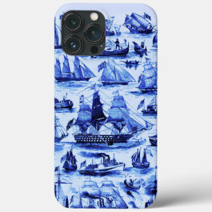 Etui iPhone Case-Mate NAVIRES ET NAVIRES vintages, Bleu marine