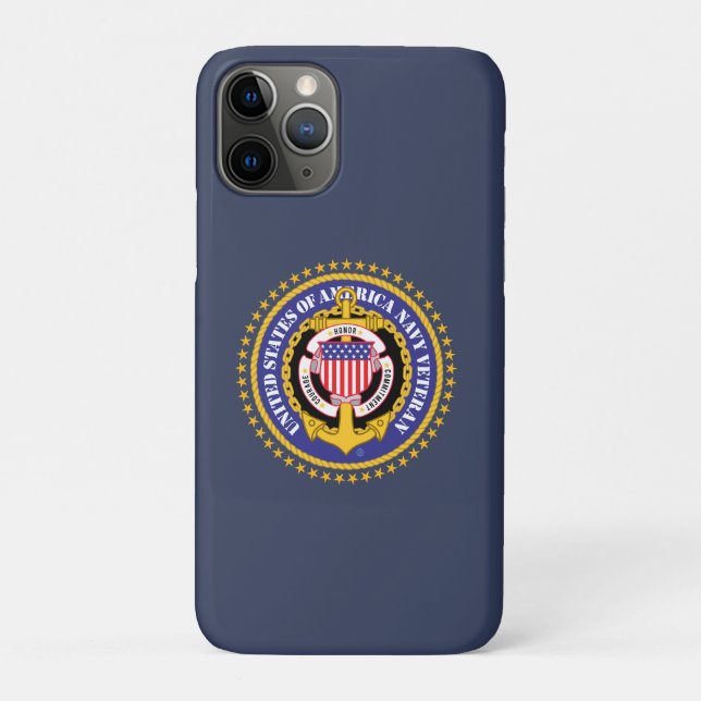 Coques Case-Mate iPhone Navy Veteran Golf Head Cover (Dos)