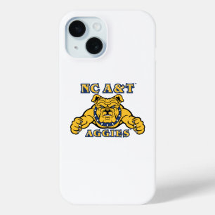 Coque Pour iPhone 15 NC A&T Agences Aggie Bulldog