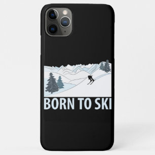 Case-Mate iPhone Case Né à Ski Sports d'hiver