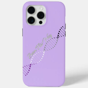 Coque iPhone 15 Pro Max Né de cette façon ACE - Asexuore Pride DNA