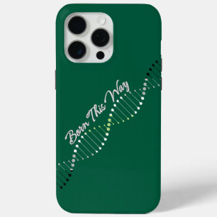 Coque iPhone 15 Pro Max Né de cette façon - Agender Pride ADN